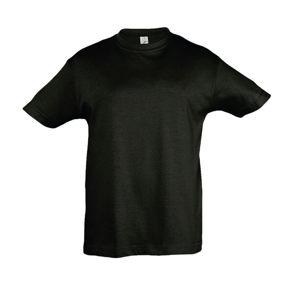 SOLS Kids Regent Short Sleeve T-Shirt - Deep Black