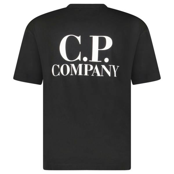 CP Company Logo Print T-Shirt Black - chancefashionco