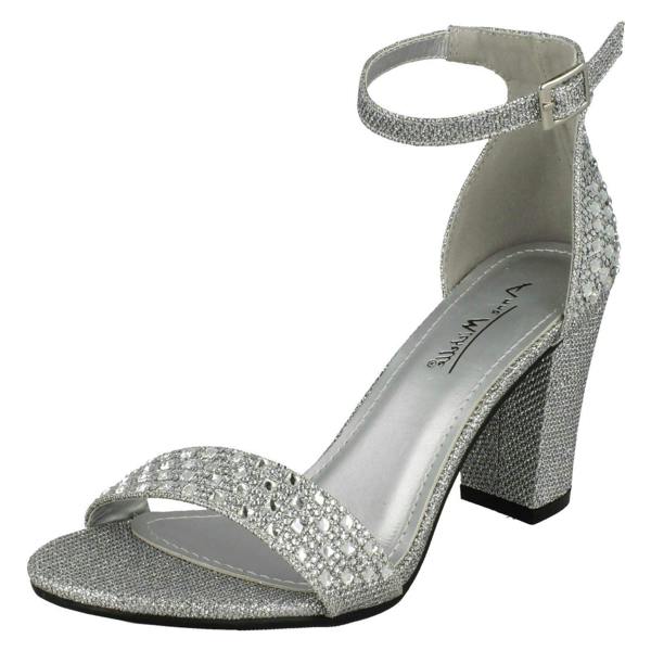 Anne Michelle Ladies Anne Michelle Diamante Sandals