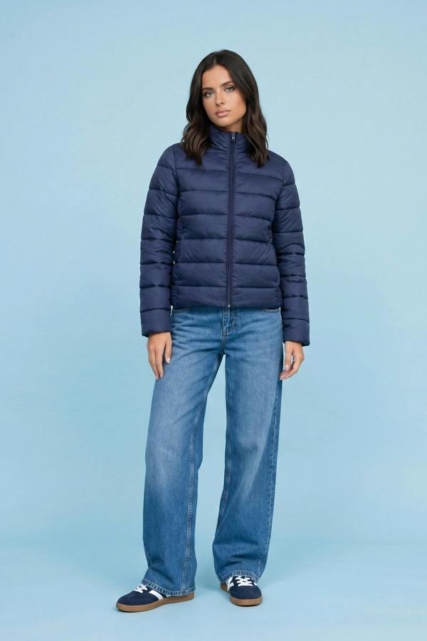 Urban Bliss Compact Puffer Jacket Navy
