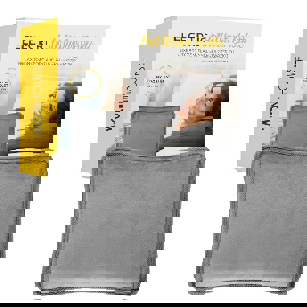 MONHOUSE Rechargeable Electric Hot Water Bottle Grey - Heat Pad - Waist Belt - No Refill