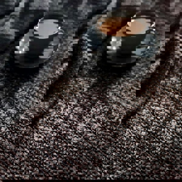 Brilliance Short Pile Brown Rug, abstract design, soft pile| THE RUGS