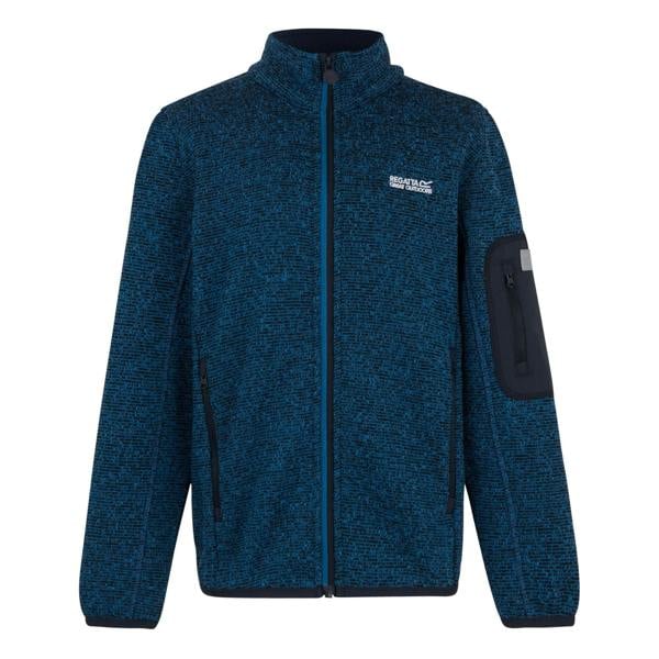 Regatta Childrens/Kids Newhill Full Zip Fleece Jacket - Snorkel Blue/Navy - 