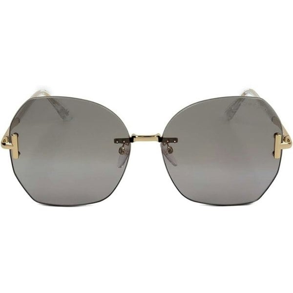 Tom Ford Ft0810 K 32C Asian Fit Gold Sunglasses