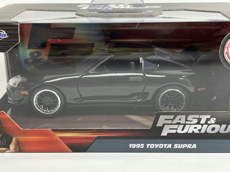 MCSlots Fast & Furious Toyota Supra 1995 Black 1:32 Scale Jada 33381