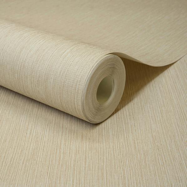 Grandeco Boutique Rays Grasscloth Effect PVC-free Eco Wallpaper, Beige