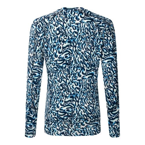 Dare 2B Womens Exchange III Animal Print Thermal Base Layer Set - Blue/White