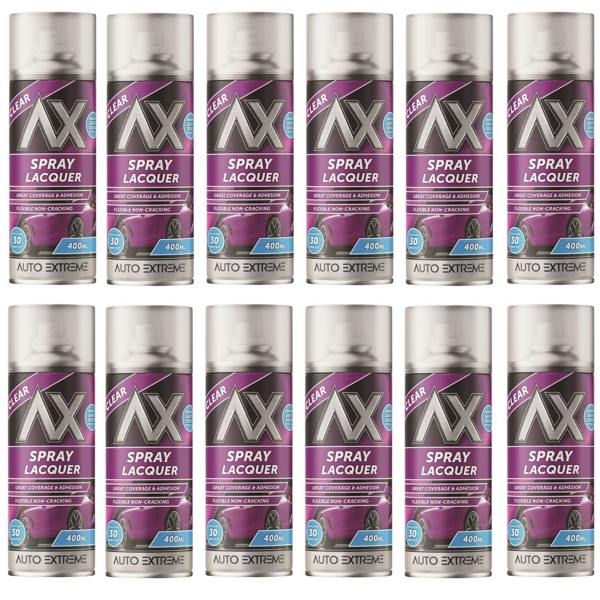 Auto Extreme 12X Auto Extreme Clear Lacquer Spray 400ml