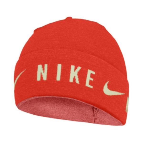 Nike U Knitted Dri-FIT Cuffed Beanie - Red - 