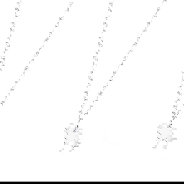 Flat - Coated Retriever Silhouette Silver Necklace - Personalised - MYLEE London