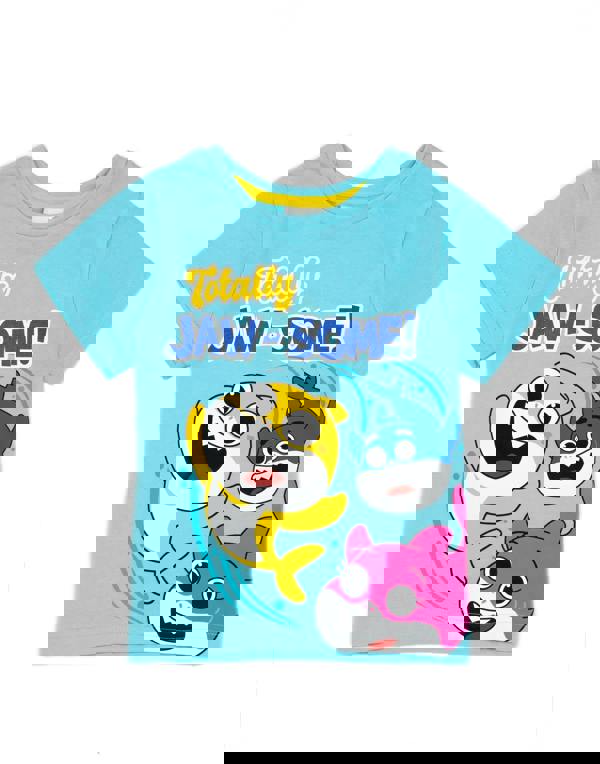 Baby Shark Boys Blue Totally Jaw-Some! Short Sleeve Short Leg Pyjama Set