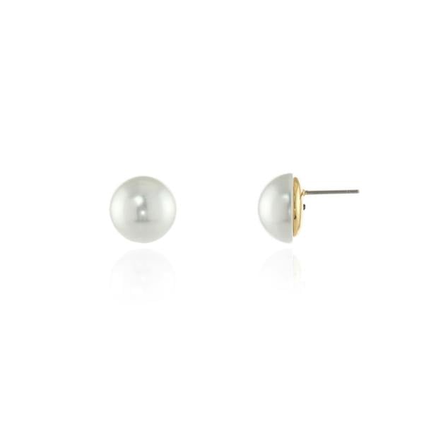 Cachet London Bibi 12mm Pearl Gold Earrings