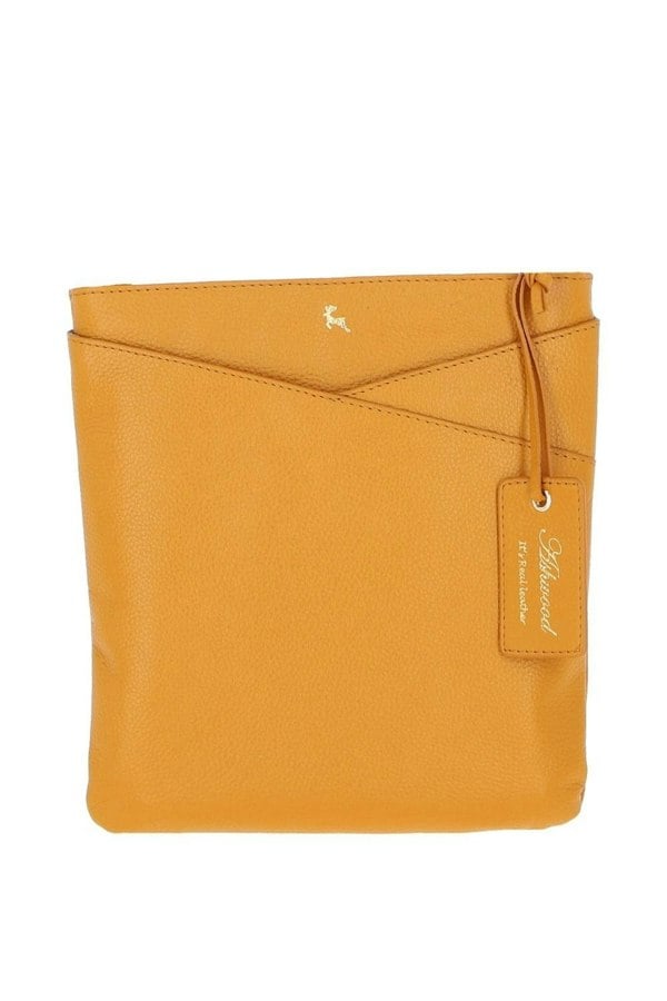 Ashwood Curve Zip Top Leather Cross Body Bag: 64640/curve