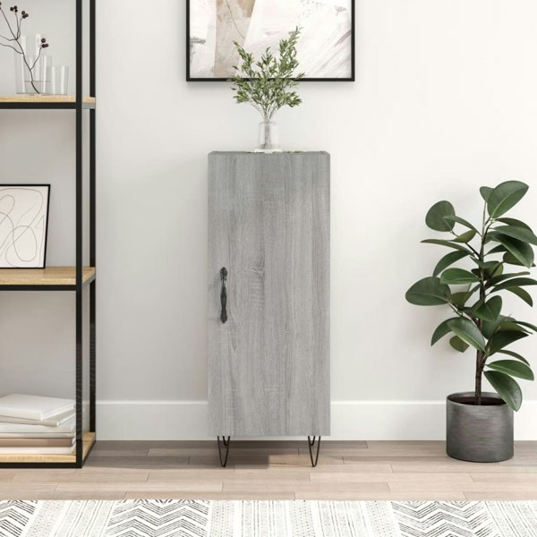 Berkfield Sideboard Grey Sonoma 34.5x34x90 cm Engineered Wood