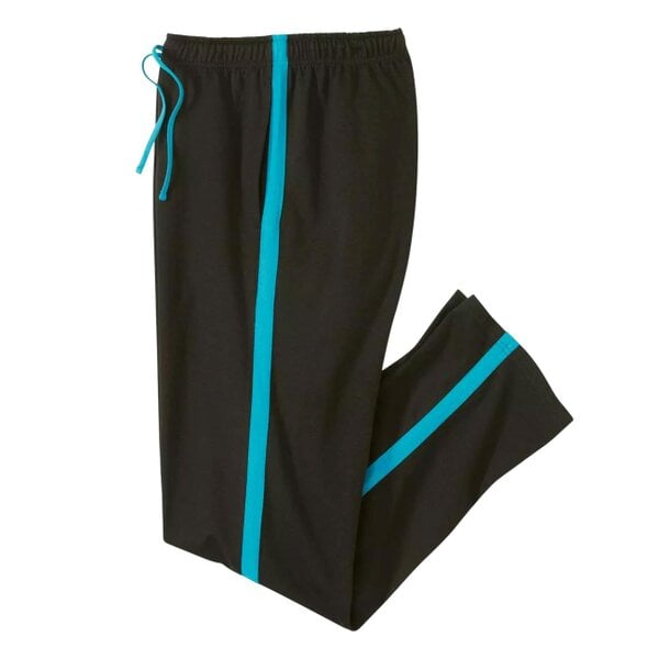 Atlas For Men Mens Elasticated Waist Trousers - Black