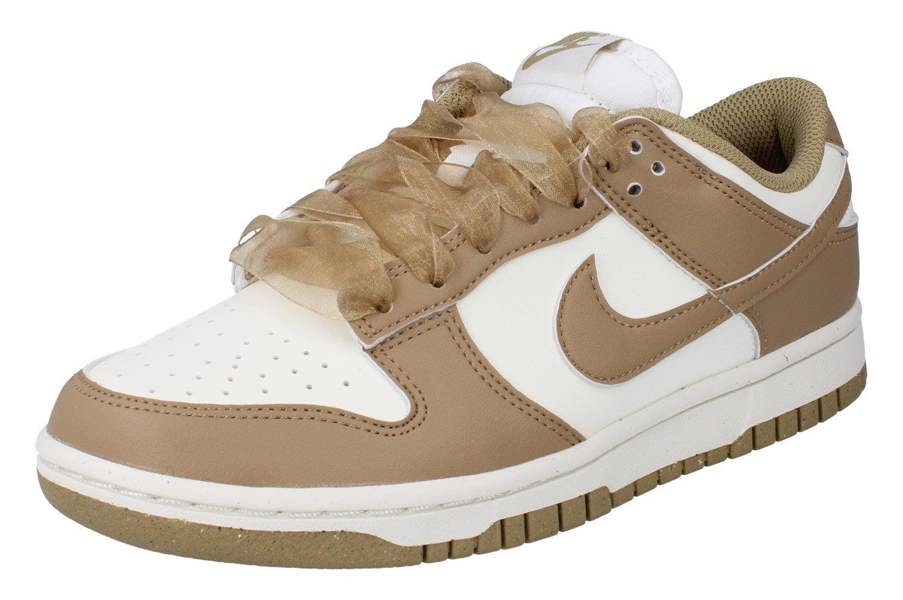 Nike Womens Dunk Low Next Nature Trainers Ib7311 Shoes  101 - Sail Parachute Beige 101 - Photo 0