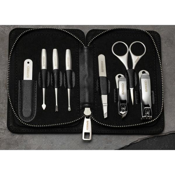 Breed Katana 8 Piece Surgical Steel Groom Kit - Black Case