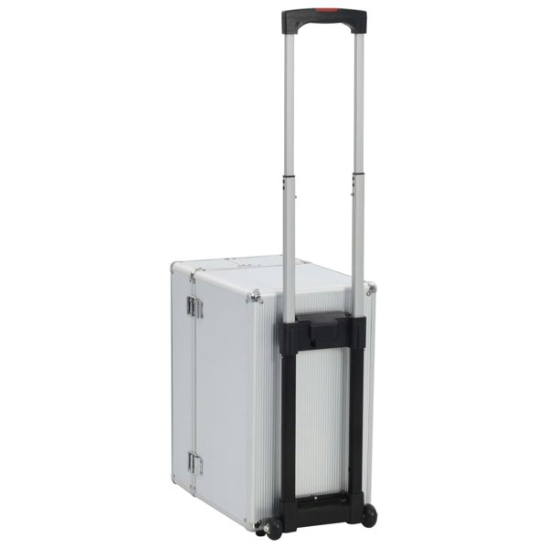 Berkfield Pilot Trolley 47x39x27 cm Silver Aluminium