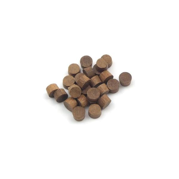 10mm Mahogany Flat Head End Grain Plug