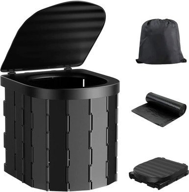 OLPRO Folding Camping Toilet with Bag