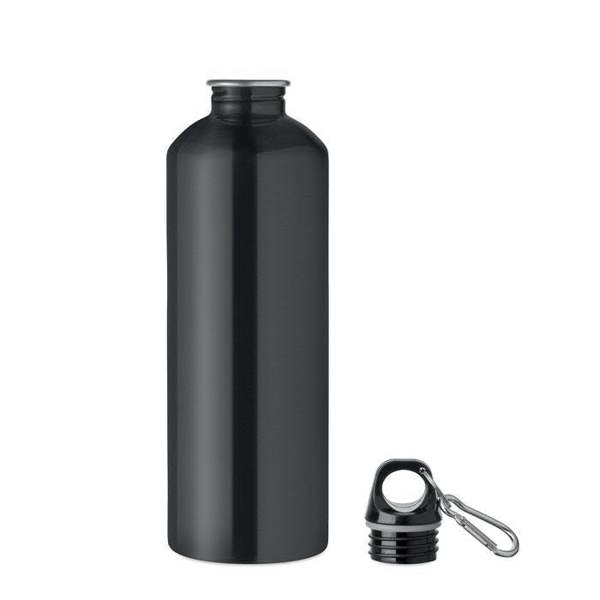 MidOcean Re-One Moss Single Wall 1000ml Water Bottle - Black - 