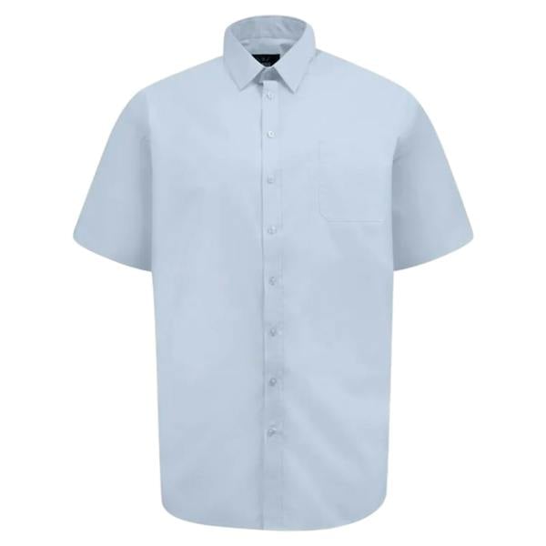Duke Mens D555 Lucas Short-Sleeved Shirt - Sky Blue