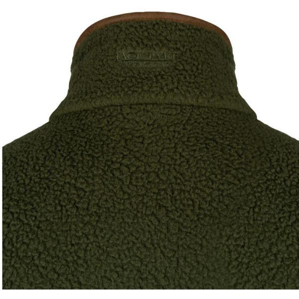 Jack Pyke Half Zip Sherpa Fleece Pullover with Jack Pyke branding on the neck line