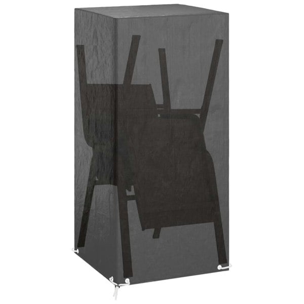 Berkfield Garden Chair Covers 2 pcs 8 Eyelets 75x70x140 cm Polyethylene