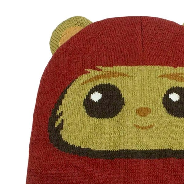 Star Wars Unisex Adult Face Ewok Beanie - Brown