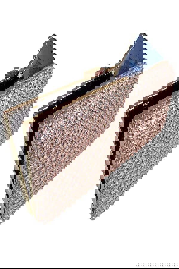 Paulo Due Diamante Lattice Clutch Bag