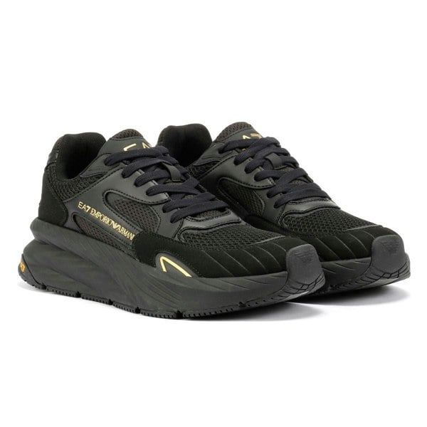 EA7 Crusher Sonic Mix Men's Black/Gold Trainers