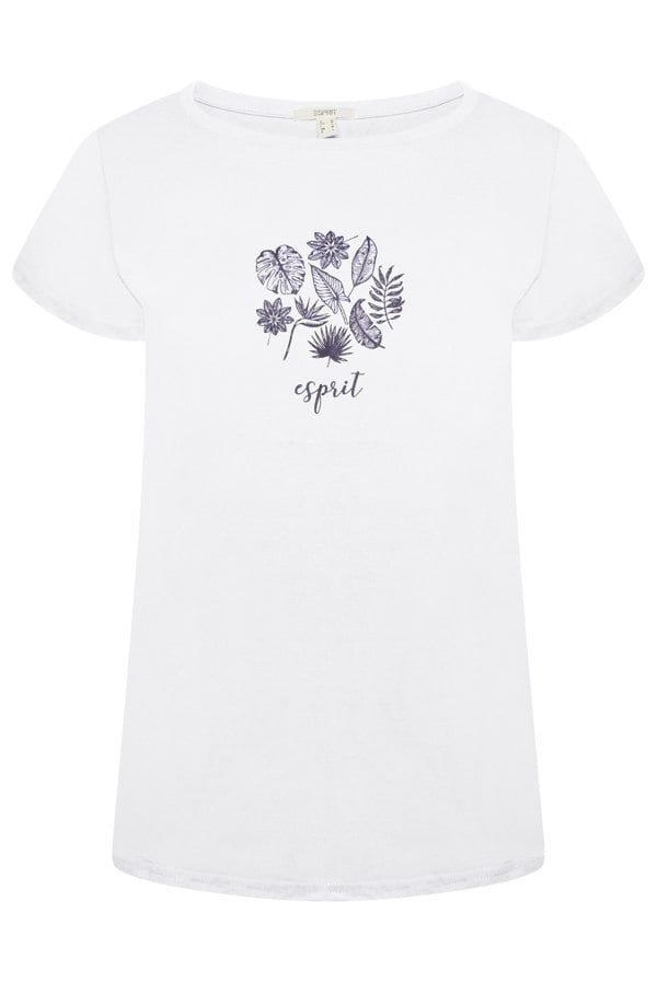 Esprit Ladies T-Shirt Pattern 13 White