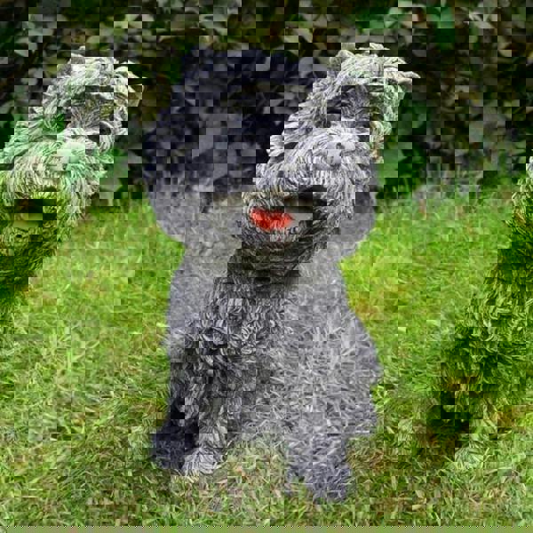 Small Westie Terrier Stone cast Dog Ornament