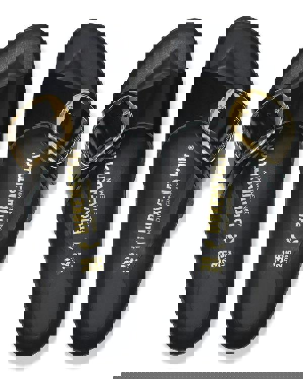 Birkenstock Madrid Big Buckle Natural Patent Leather Womens Sandals - High-Shine Black - CHO - Designer Womens Sandals