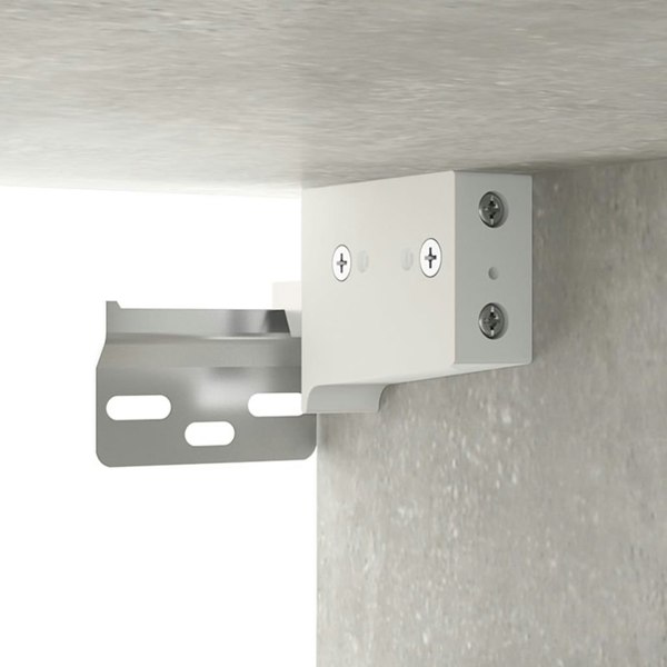 Berkfield Wall Cabinet Concrete Grey 80x33x80 cm Engineered Wood