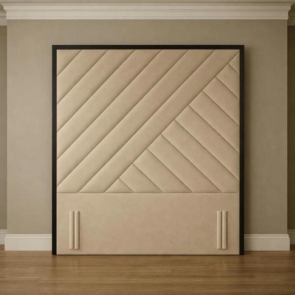 Great British Beds Sandra Headboard with Contrast Border