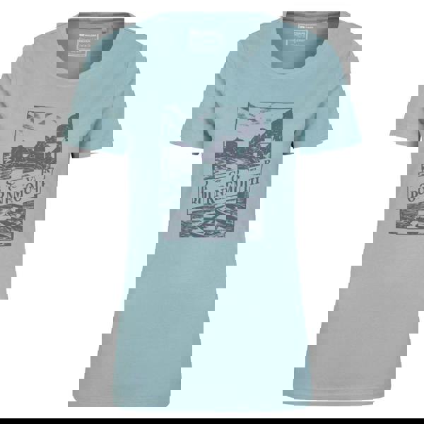 Mountain Warehouse Womens/Ladies Discover Bournemoth Printed T-Shirt - Blue