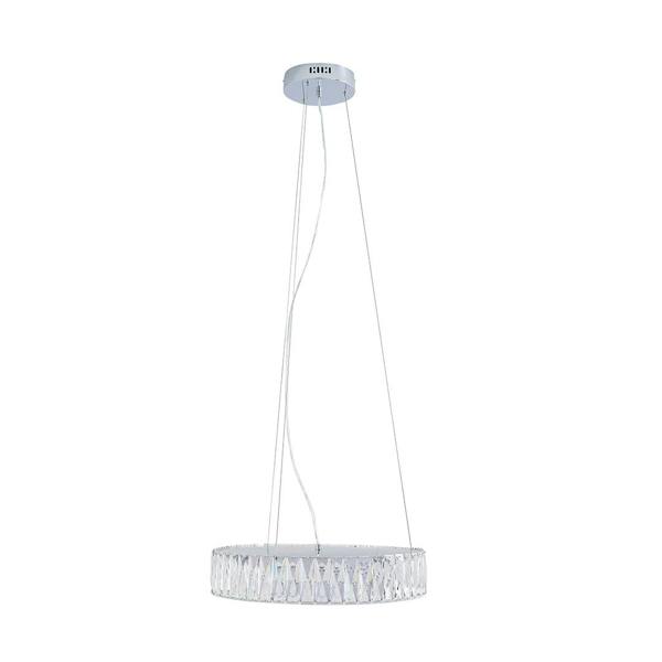 Pagazzi Lighting Dilan Chrome LED Suspension Pendant