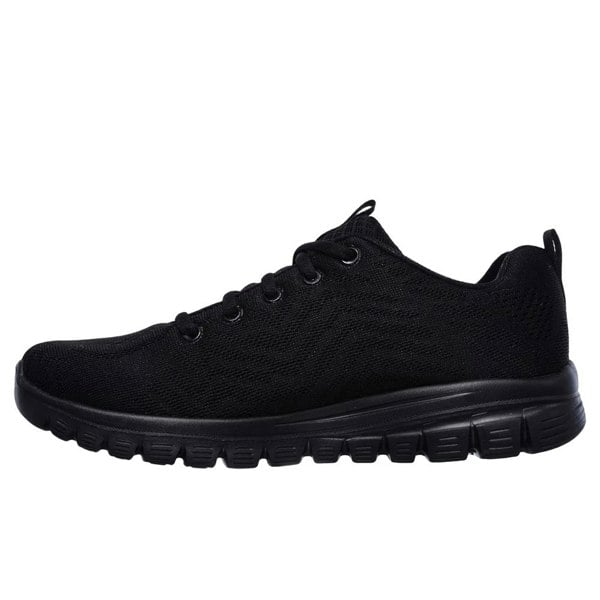 Skechers Womens/Ladies Graceful Get Connected Trainers - Black