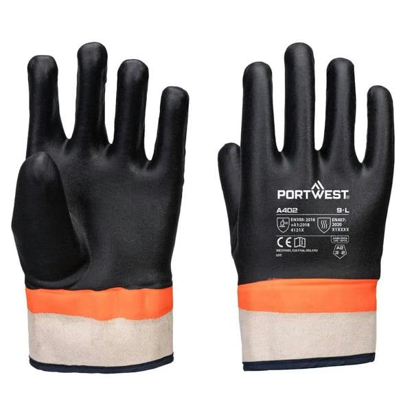 Grip PVC Sandy Double Dipped Glove - Hi-Vis Trousers
