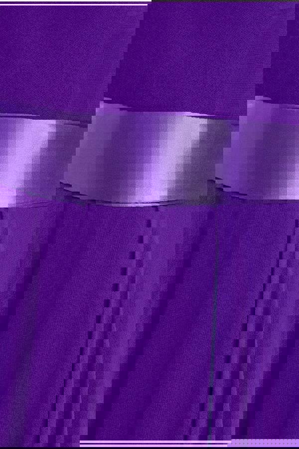 Cowl Neck Chiffon Maxi Dress - Purple DR3335A