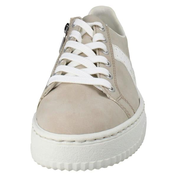 Rieker Womens Rieker Platform Lace Up Trainers With Side Zip  N9920