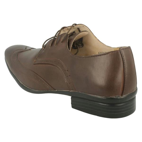 Maverick Mens Maverick Flat Lace Up Shoe Brogue
