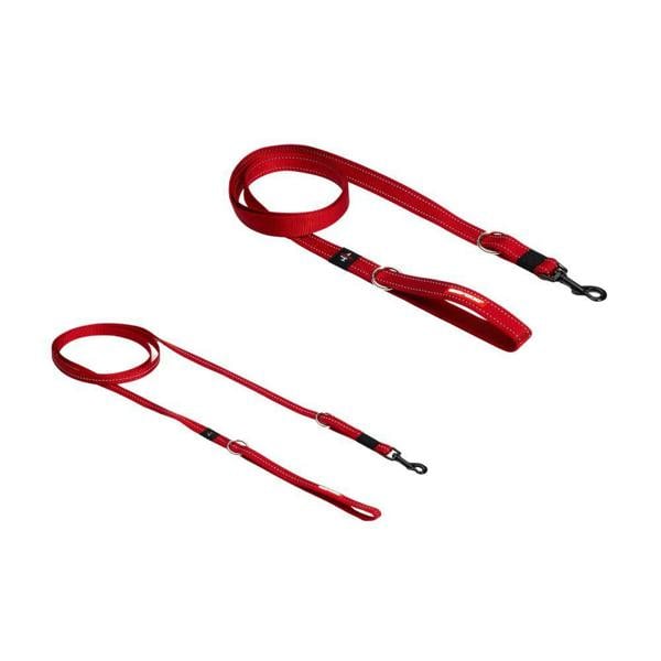 EzyDog Vario 4 Multi-Function Dog Lead in Red