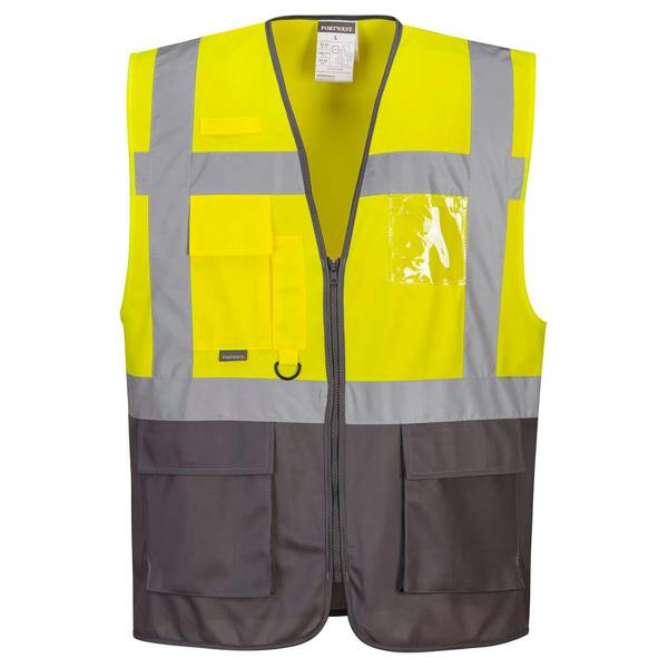 Warsaw Hi-Vis Contrast Executive Vest Portwest