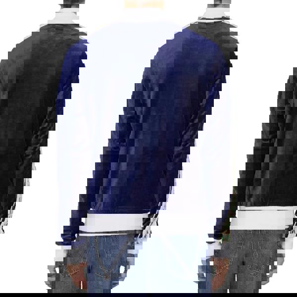 Casablanca Laurel Track Top Navy Blue Jackets