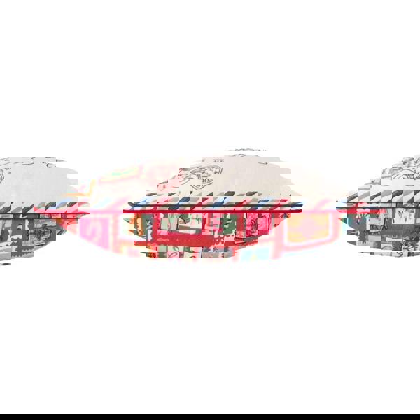 Furn Dear Santa Reversible Printed Christmas Cushion Cover - Multicoloured - 