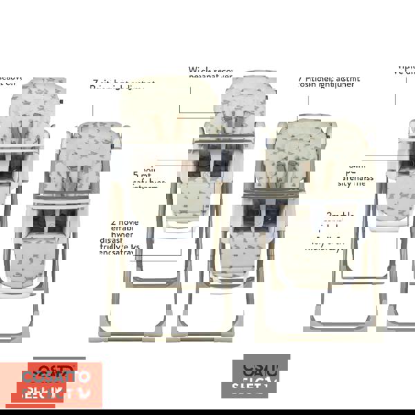 Pip 0+ Highchair Lollop - Highchair - Cosatto Store