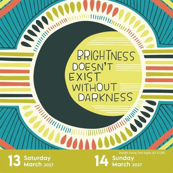 Today Is Going To Be A Great Day Desk Calendar 2027, Desk Calendars, Day To View, Lifestyle, Gift