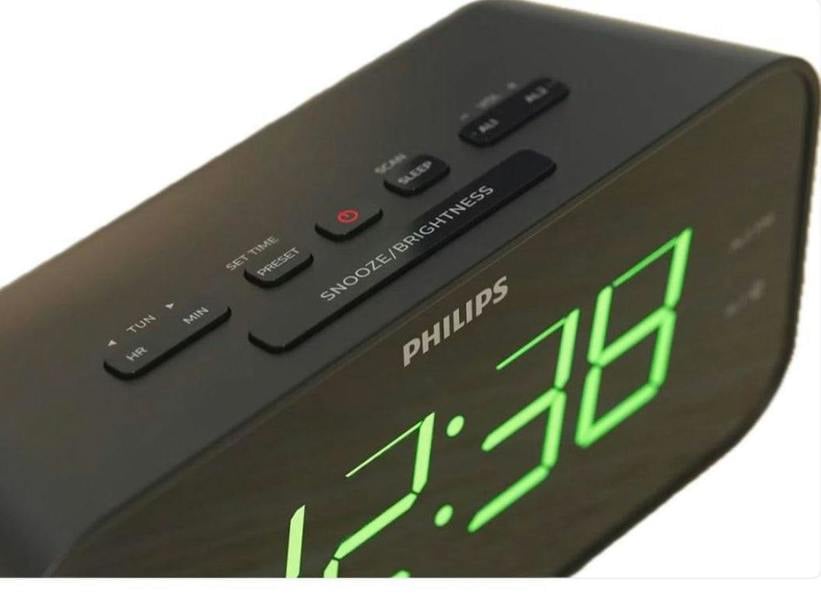 Philips TAR3306 Wake-Up Alarm Clock FM Radio – Minor Blemishes